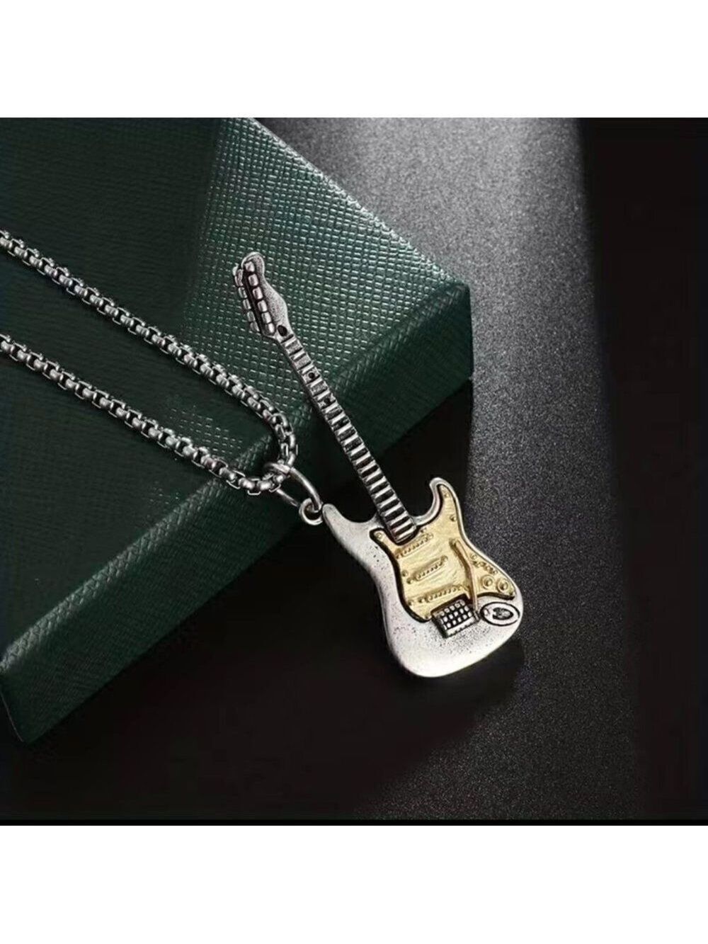 Large Guitar Rocker Necklace #737 - Picture 4 of 12
